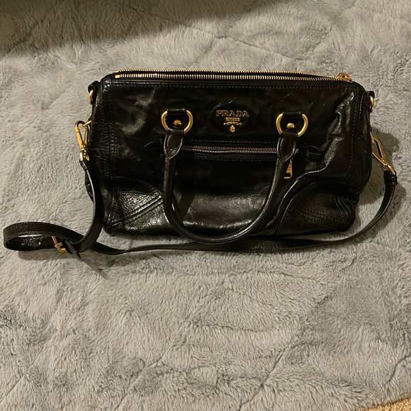 Prada Milano handbag - black leather - Picture 1 of 7